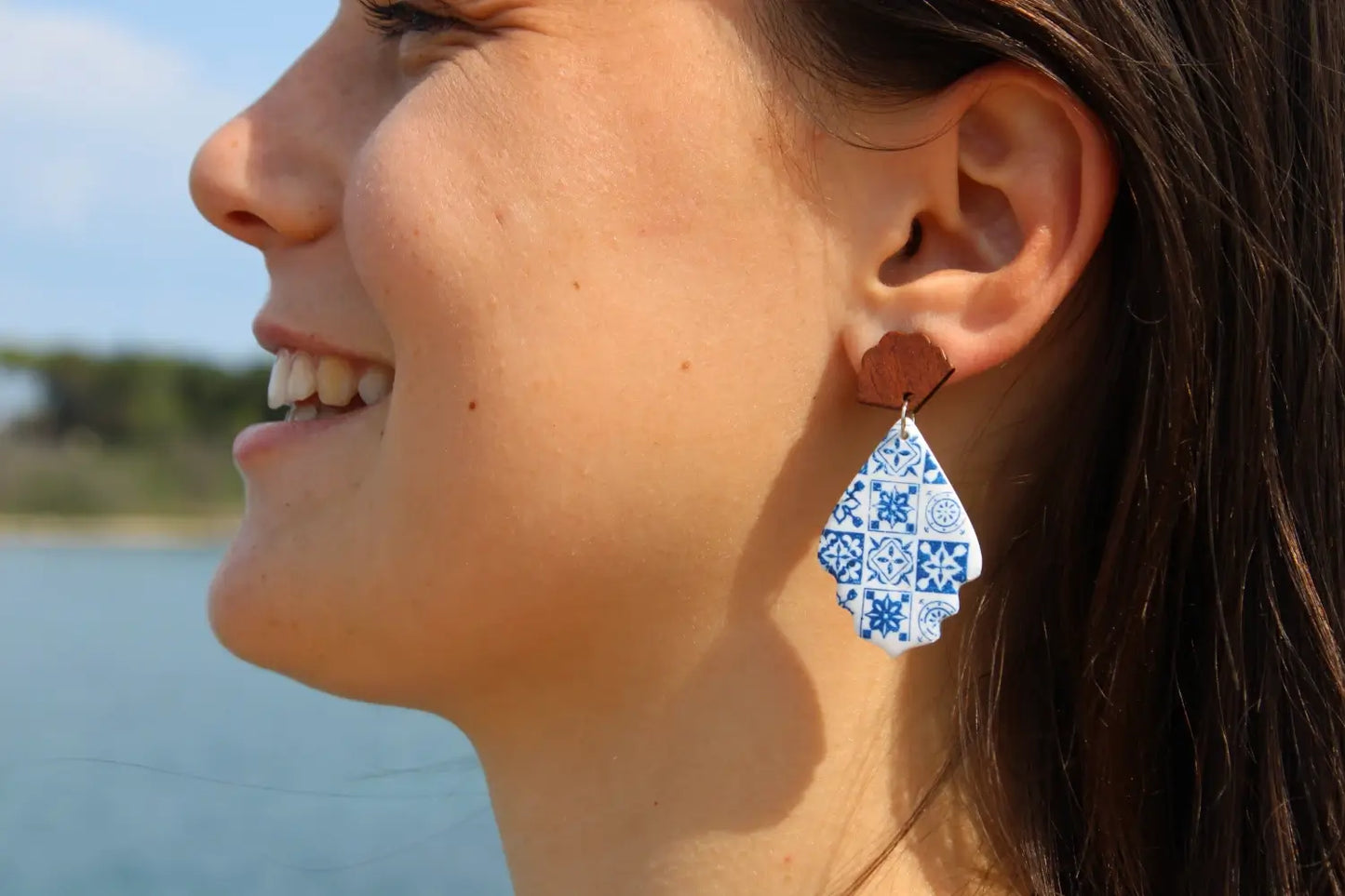 "Azulejo ceramic I" earrings
