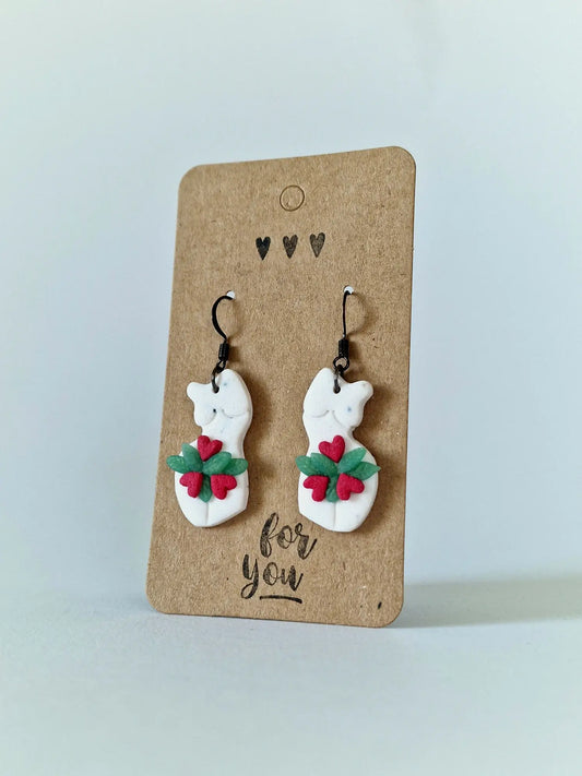 "Body is a temple" earrings