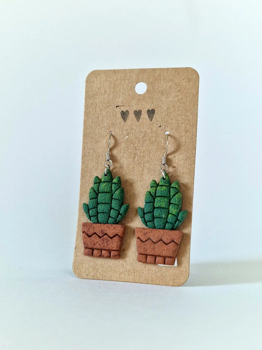 "Succulents I" earrings