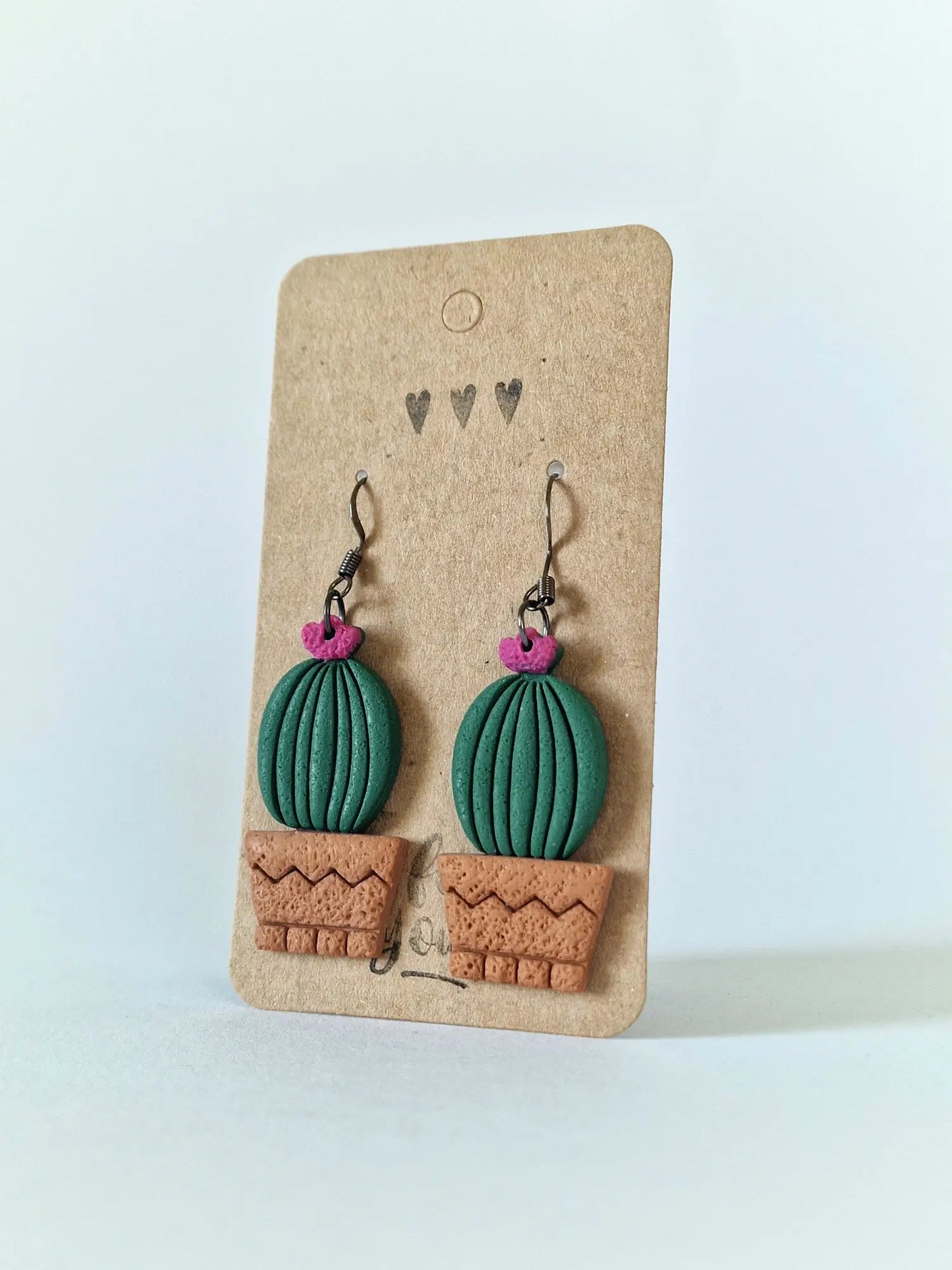 "Blossoming cactus" earrings