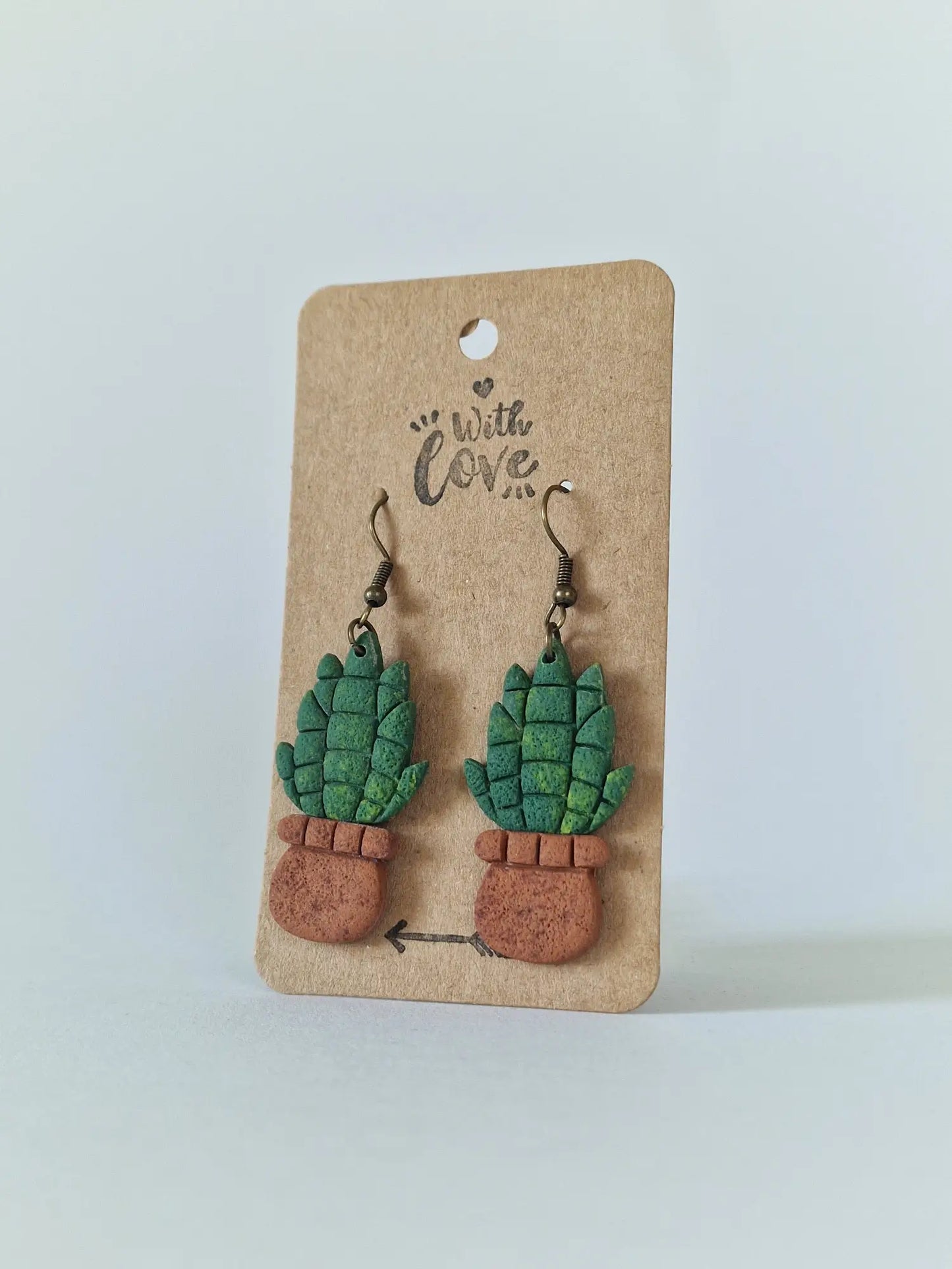 "Succulents II" earrings