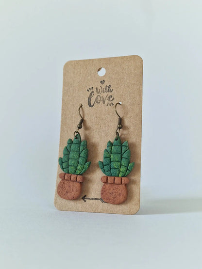 "Succulents II" earrings