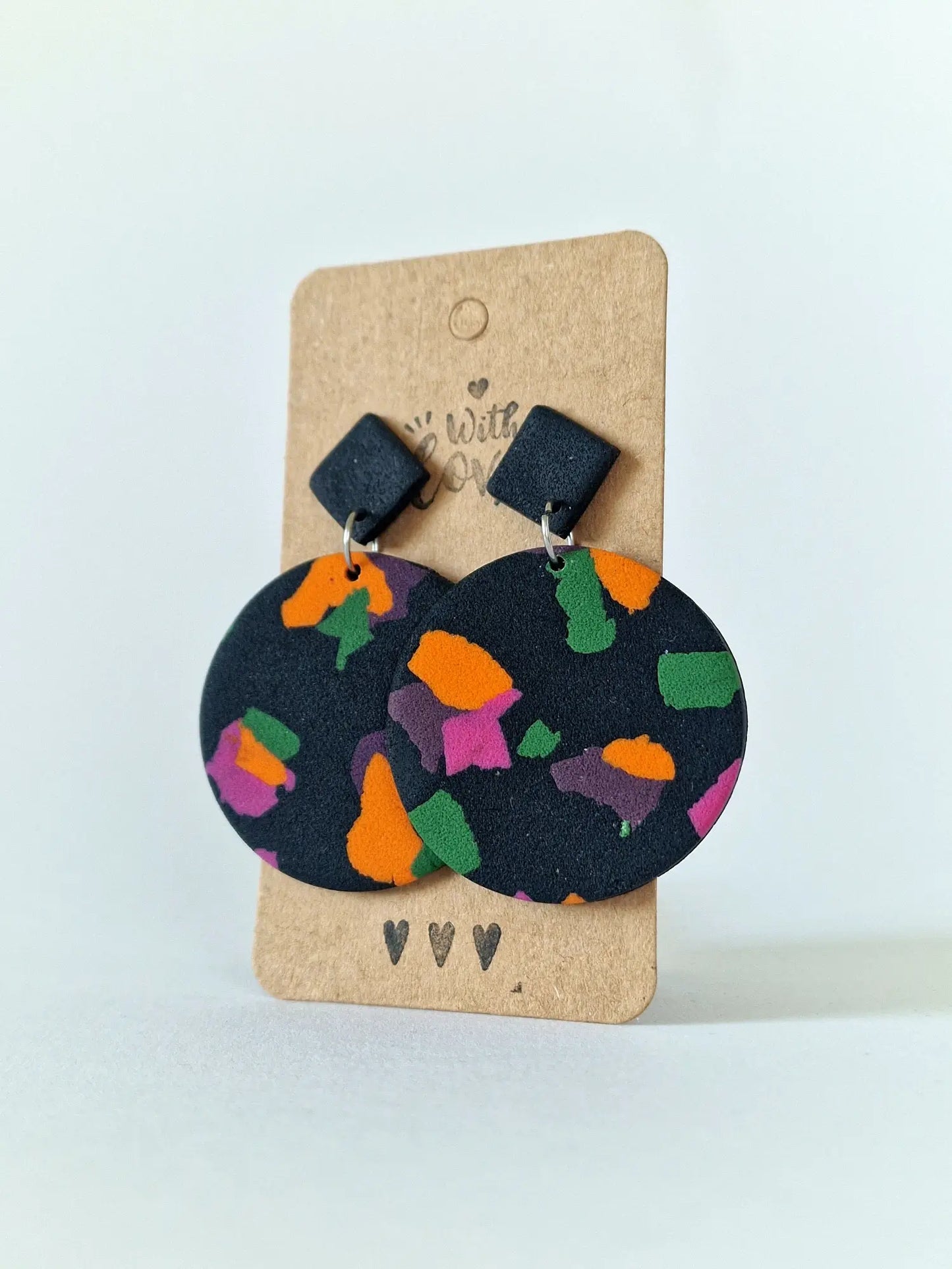 "Colorful mess" earrings