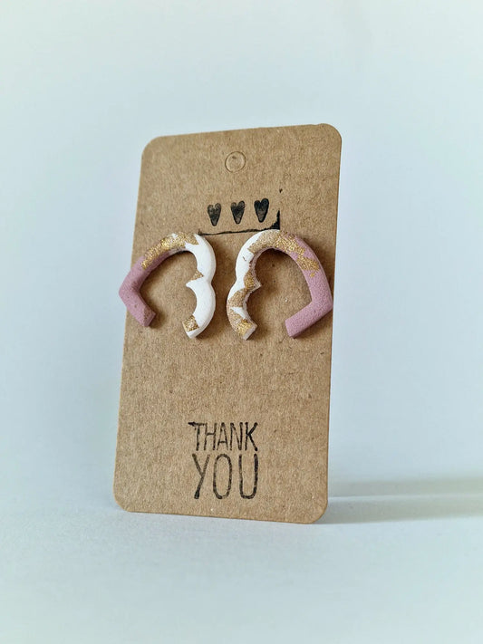 "Heart to come by" earrings