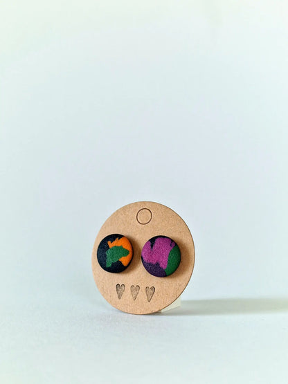 "Mixed pattern I" earrings