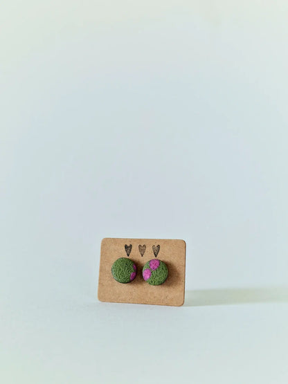 "Mixed pattern III" earrings