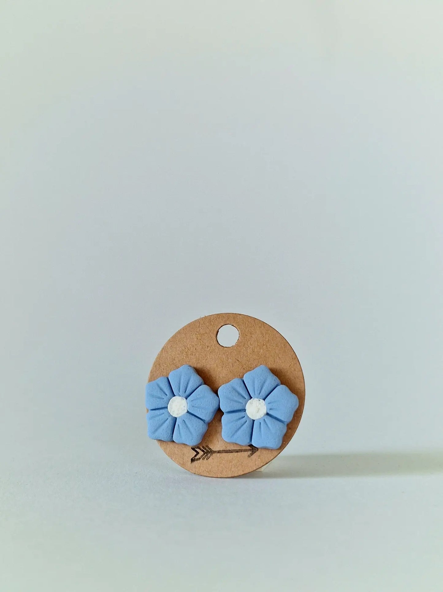 "Smurf flower" earrings