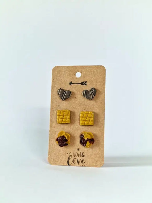 "Trio I" earrings