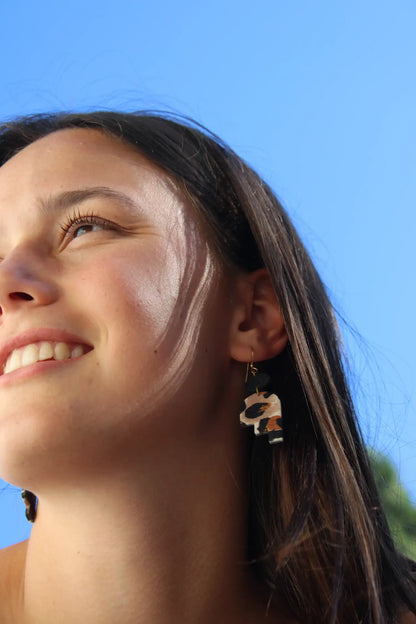 "Stairs of serenity" earrings