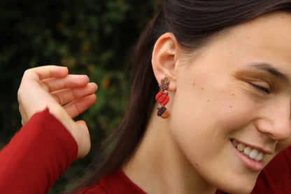 "Charms of fall" earrings