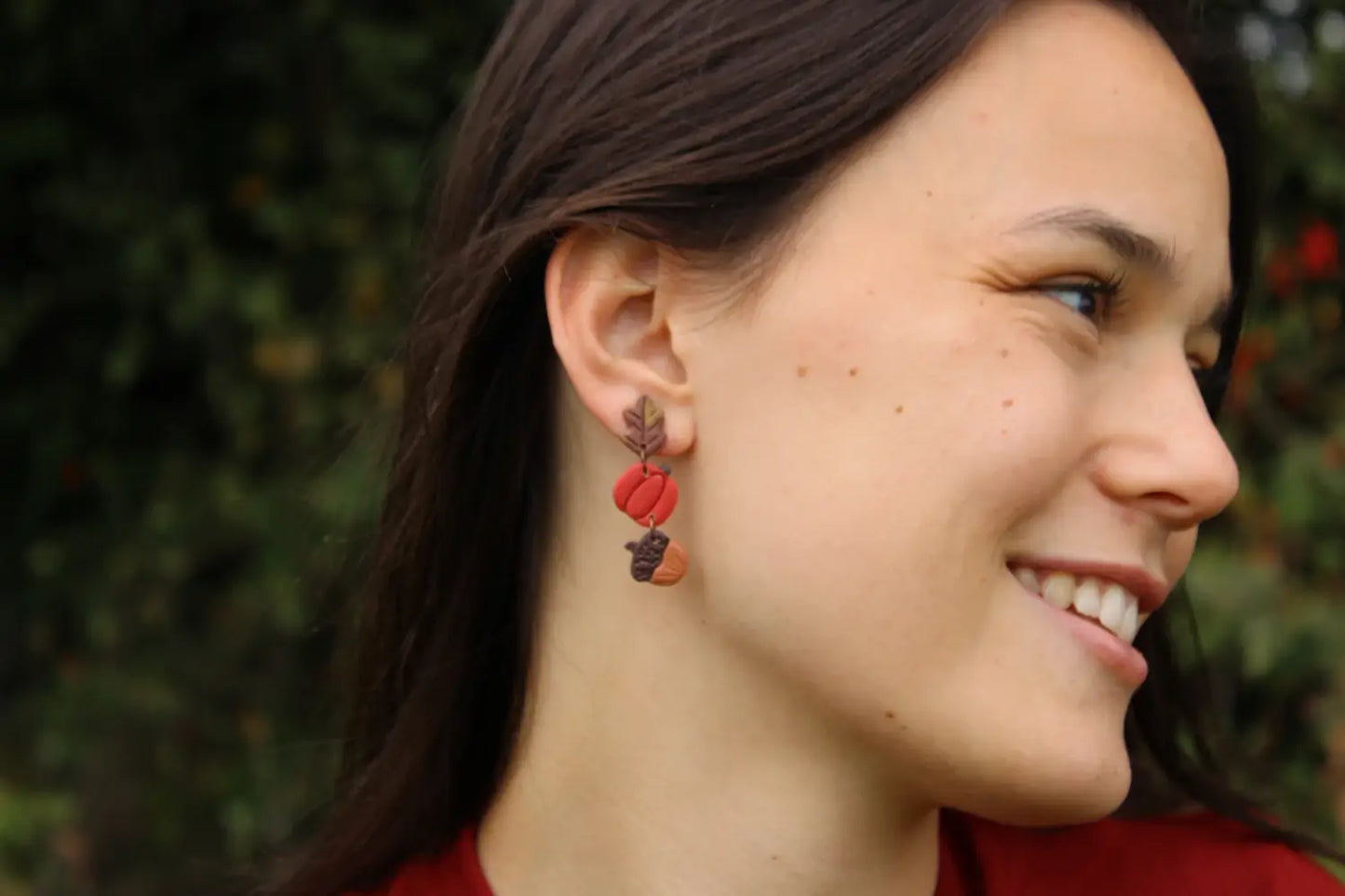 "Charms of fall" earrings