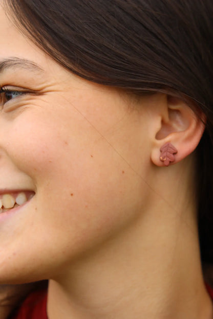 "Tiny leaves of Fall" earrings