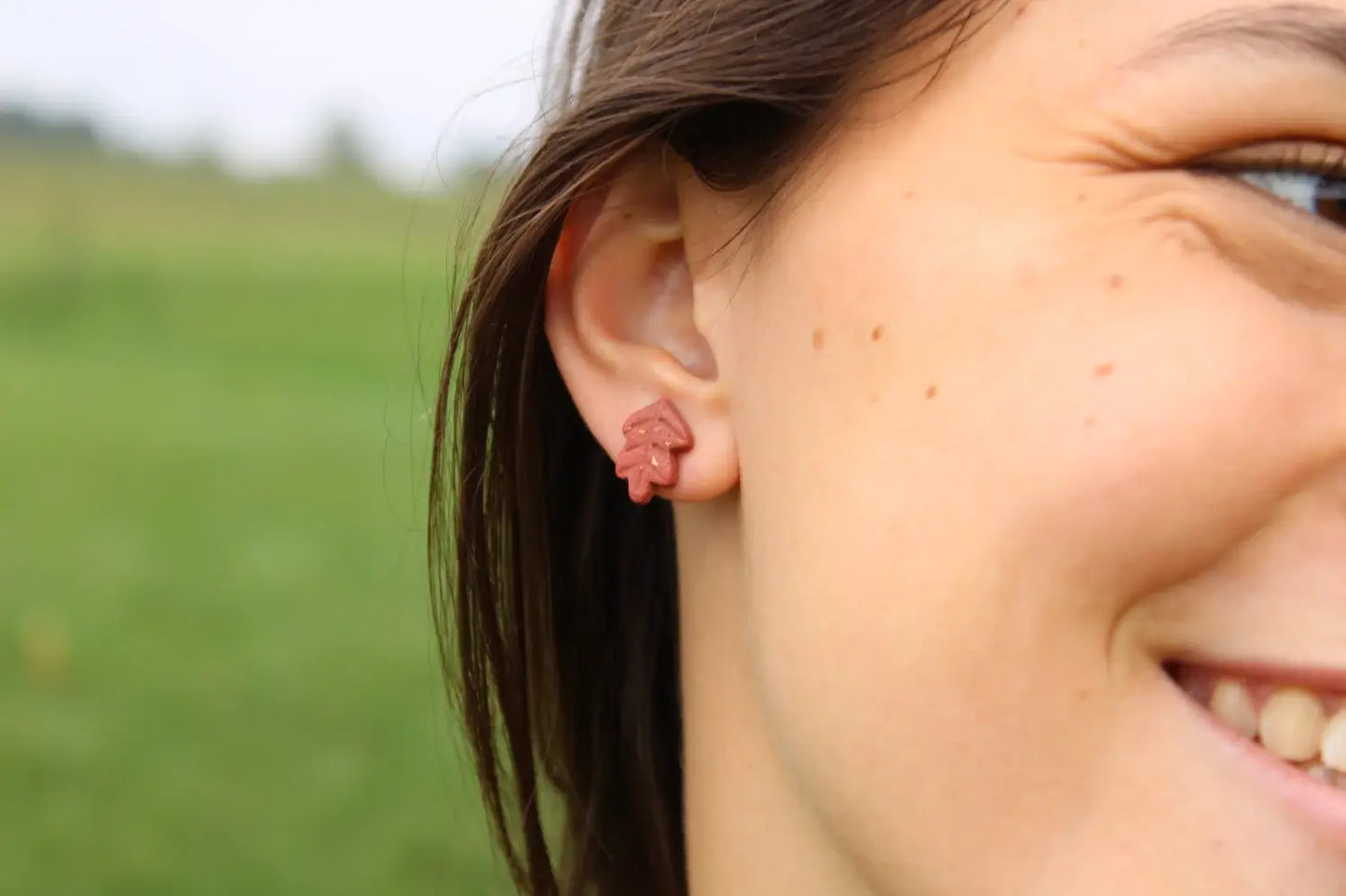 "Tiny leaves of Fall" earrings