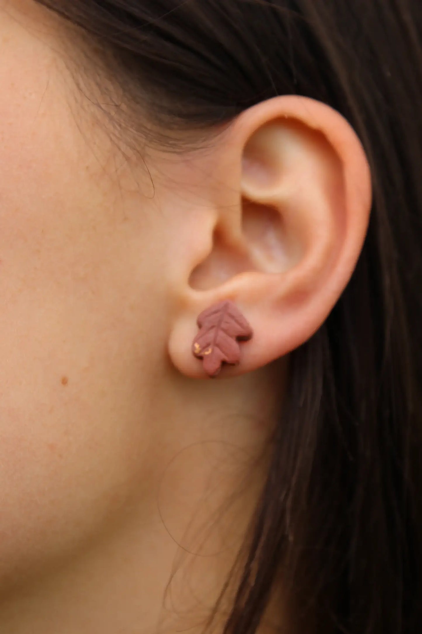 "Tiny leaves of Fall" earrings