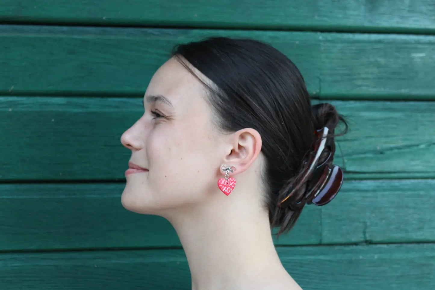 "XOXO hearts" earrings