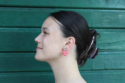 "XOXO hearts" earrings