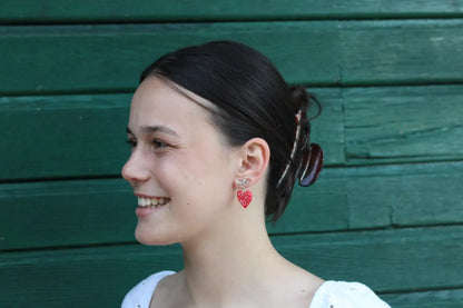 "XOXO hearts" earrings