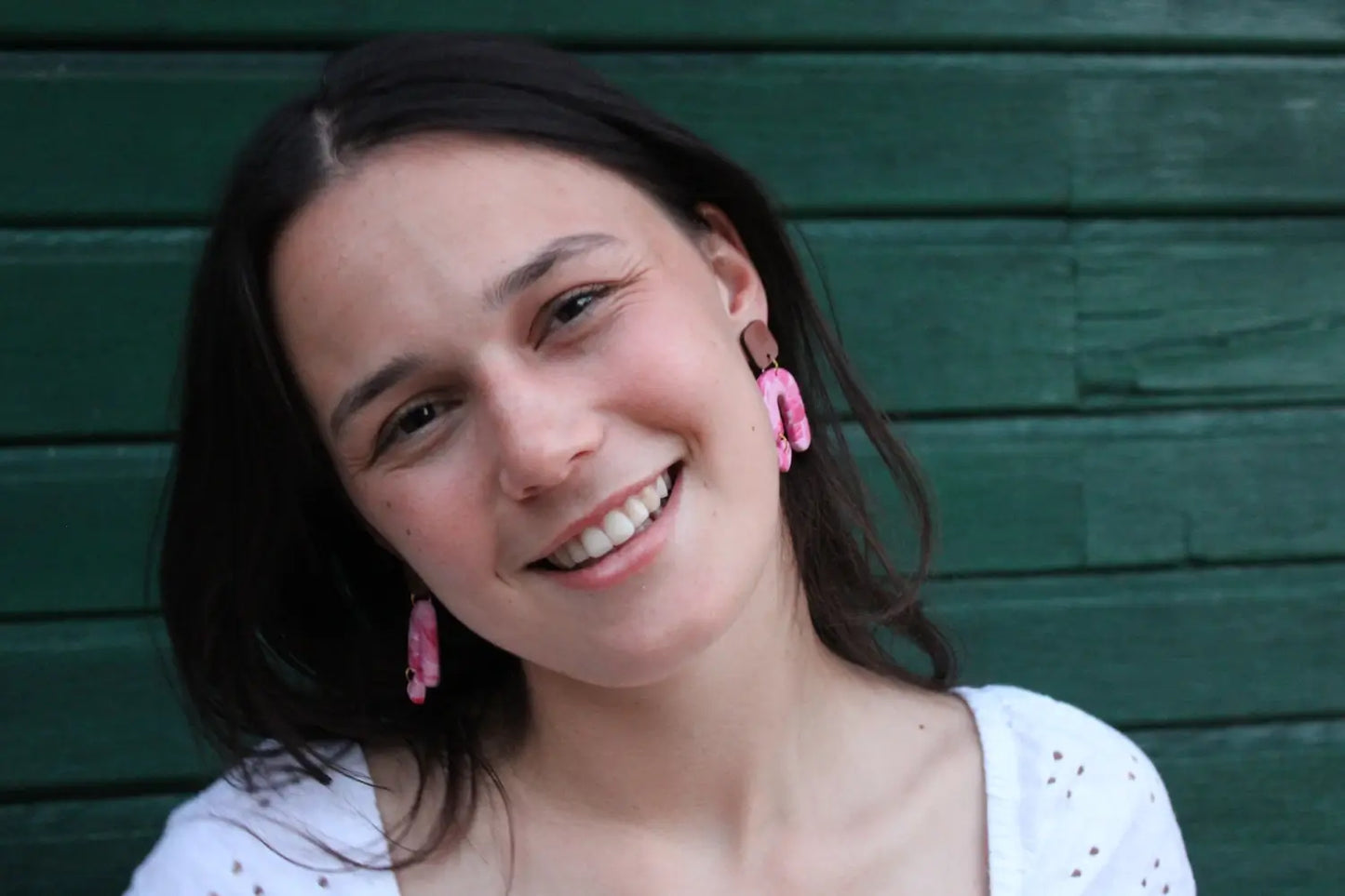 "Shooting heart" earrings