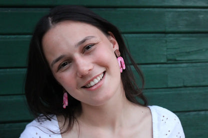 "Shooting heart" earrings