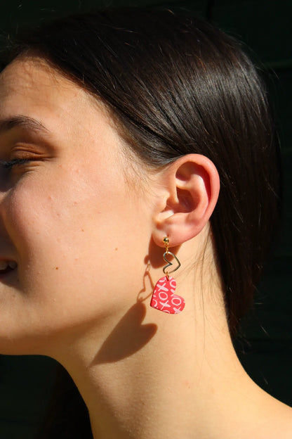 "XOXO hearts II" earrings