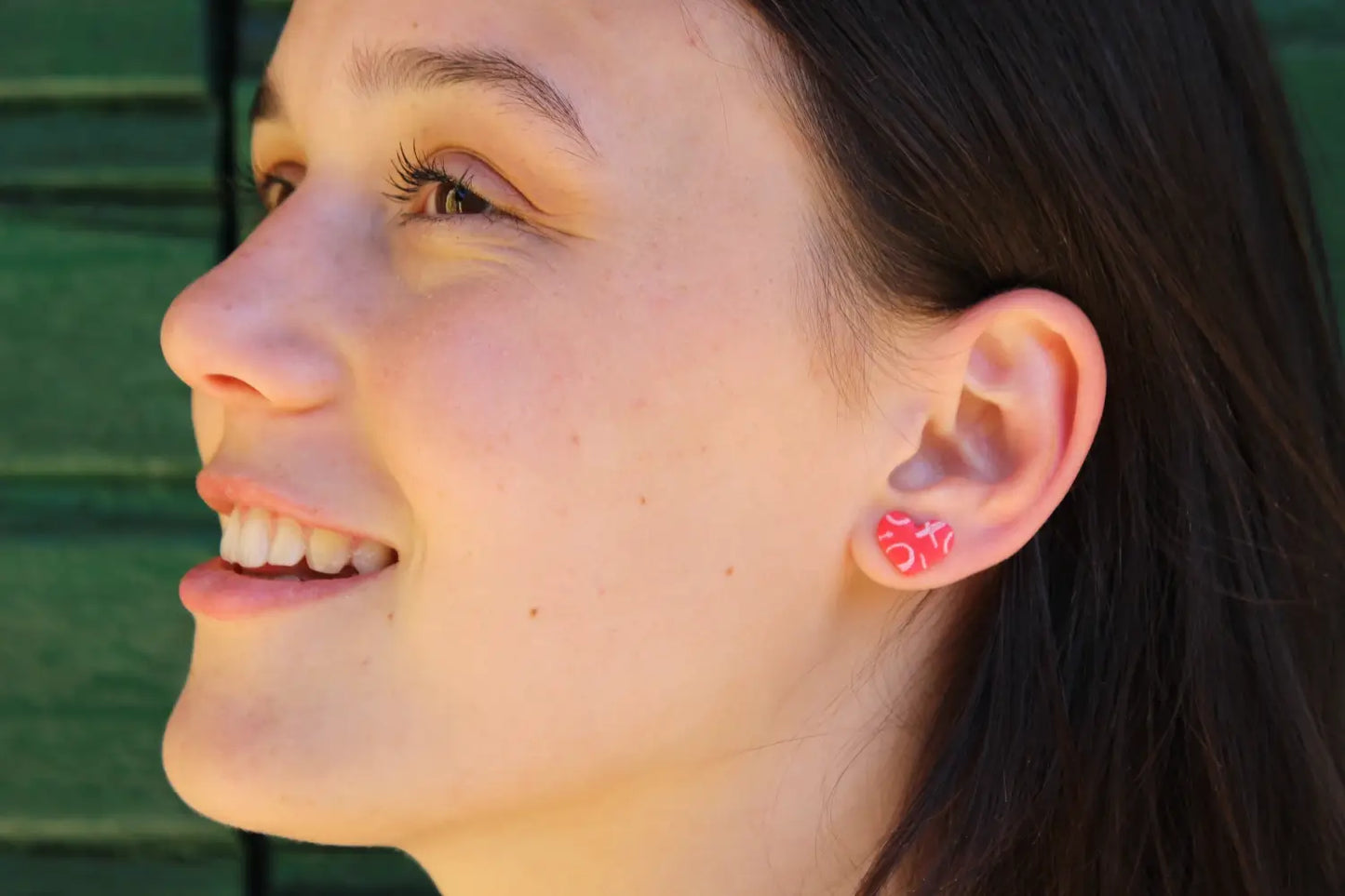 "Mini XOXO hearts" earrings