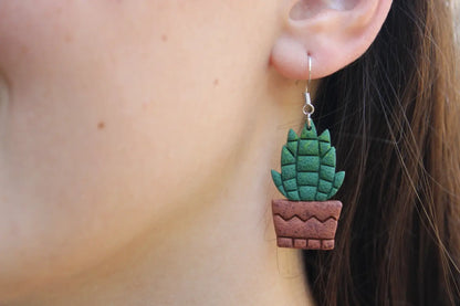 "Succulents I" earrings