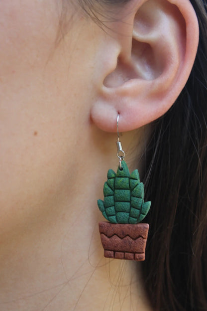 "Succulents I" earrings