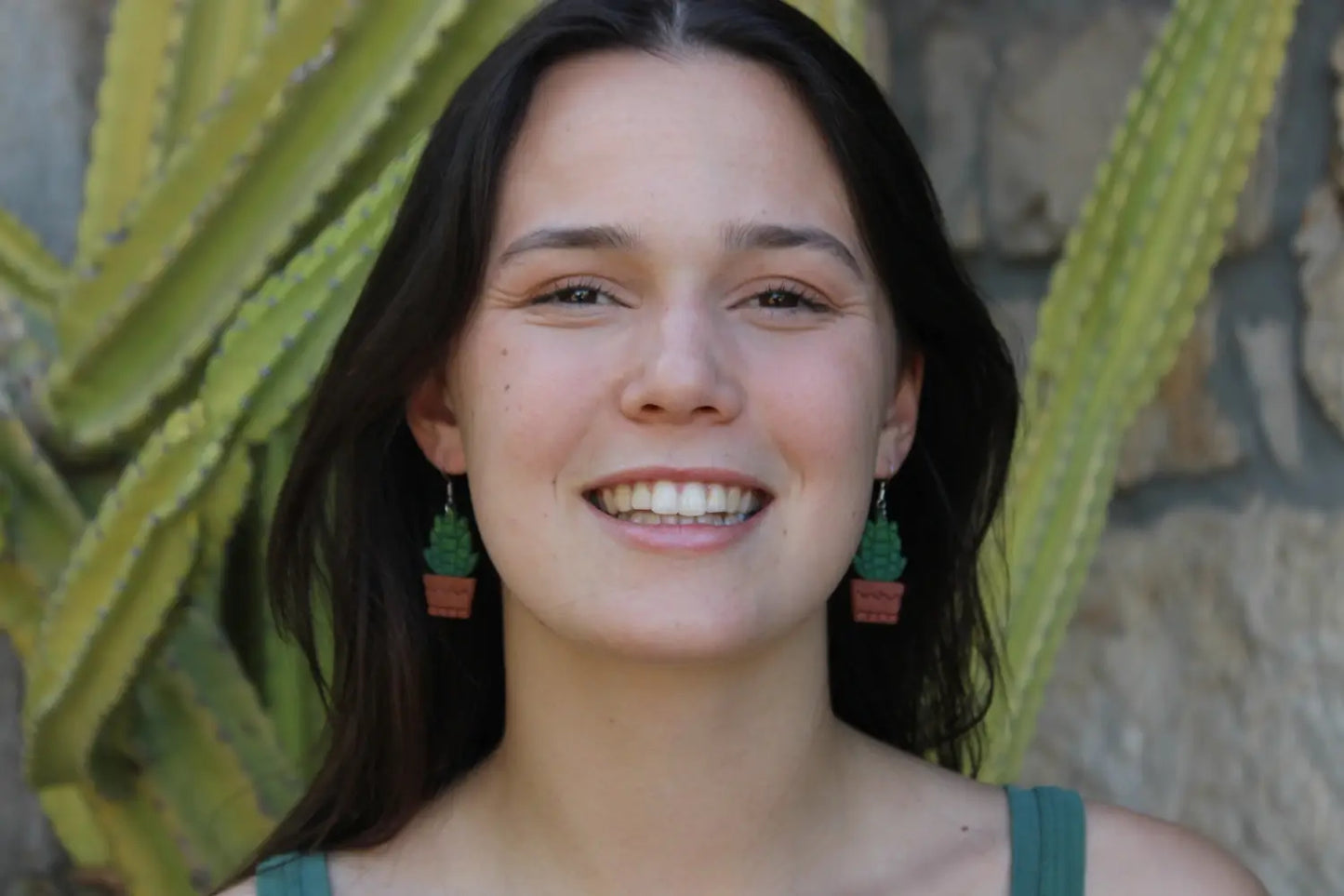 "Succulents I" earrings