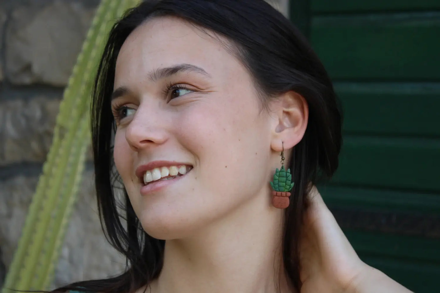 "Succulents II" earrings