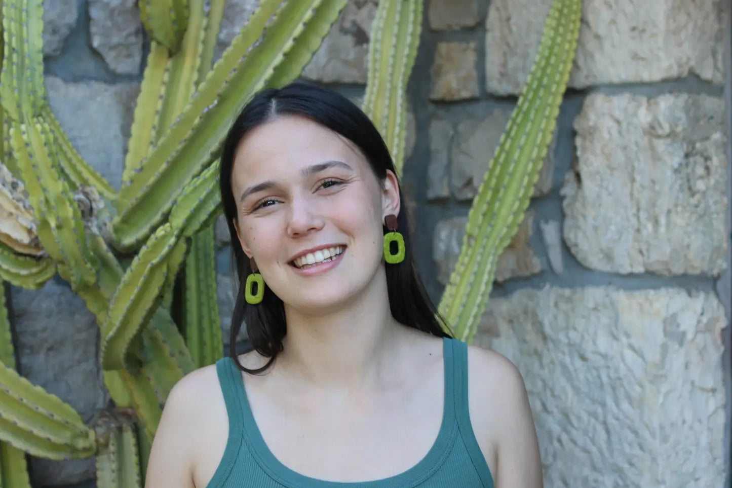 "Mayan hoops" earrings