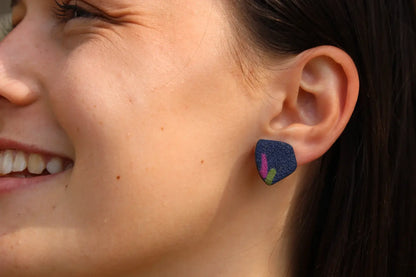 "Mixed pattern IV" earrings