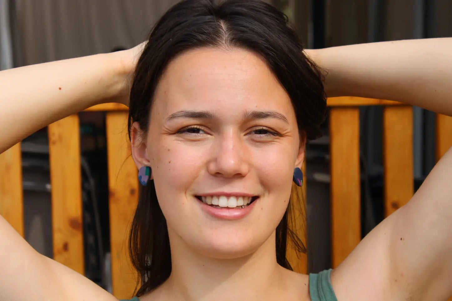 "Mixed pattern IV" earrings