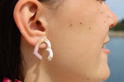 "Heart to come by" earrings