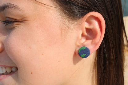 "Our planet" earrings