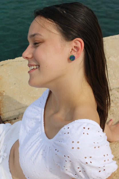 "Our planet" earrings