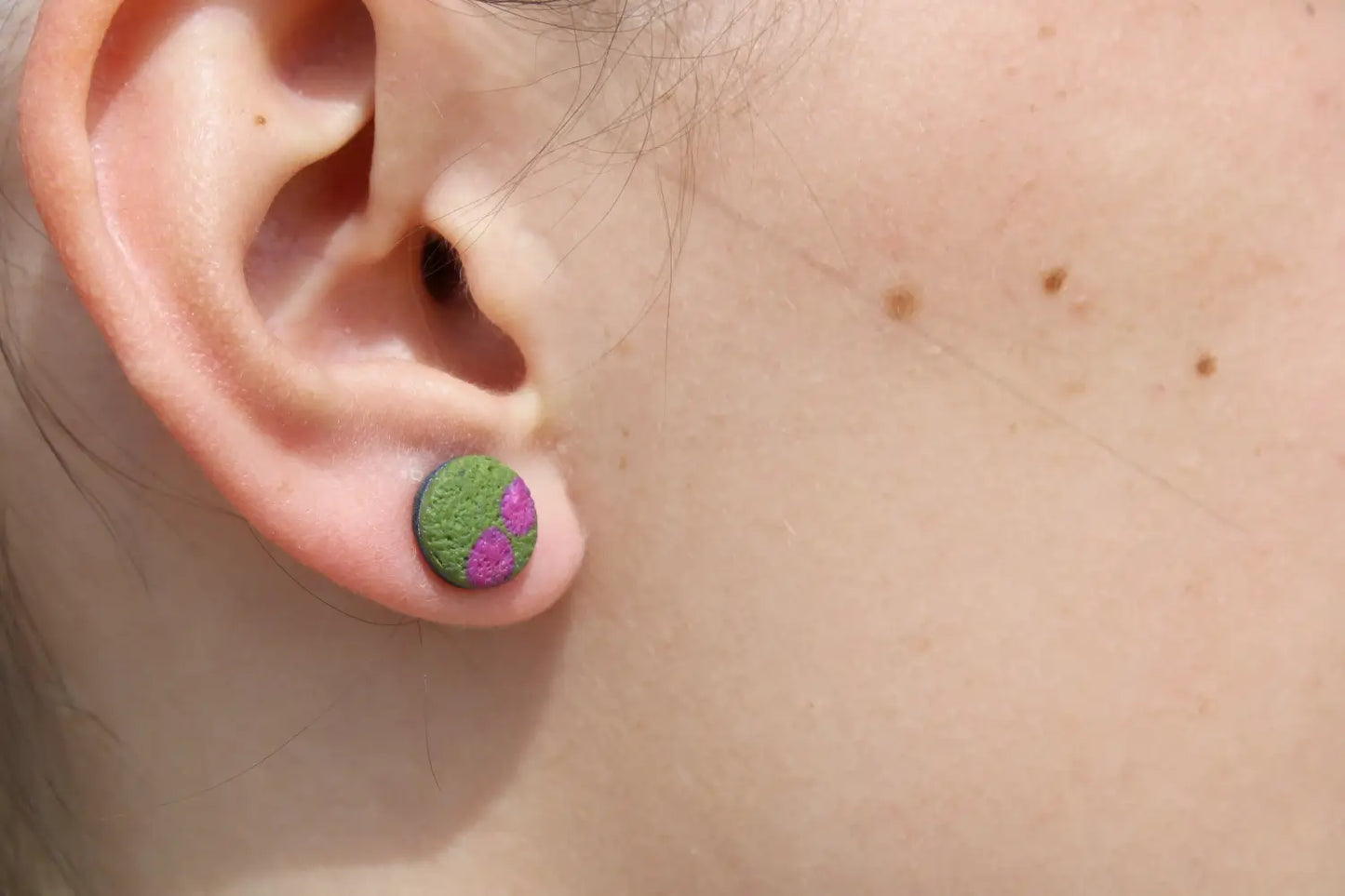 "Mixed pattern III" earrings