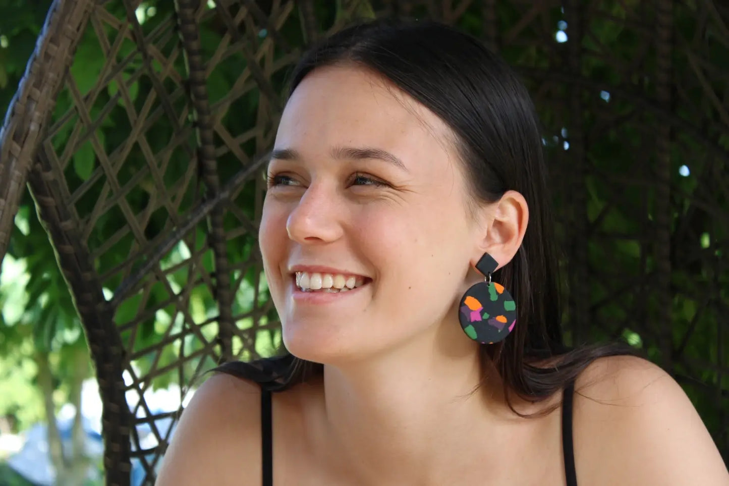 "Colorful mess" earrings