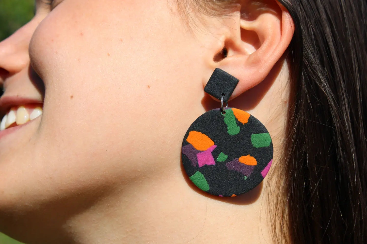 "Colorful mess" earrings