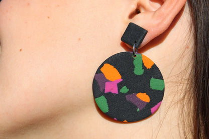 "Colorful mess" earrings