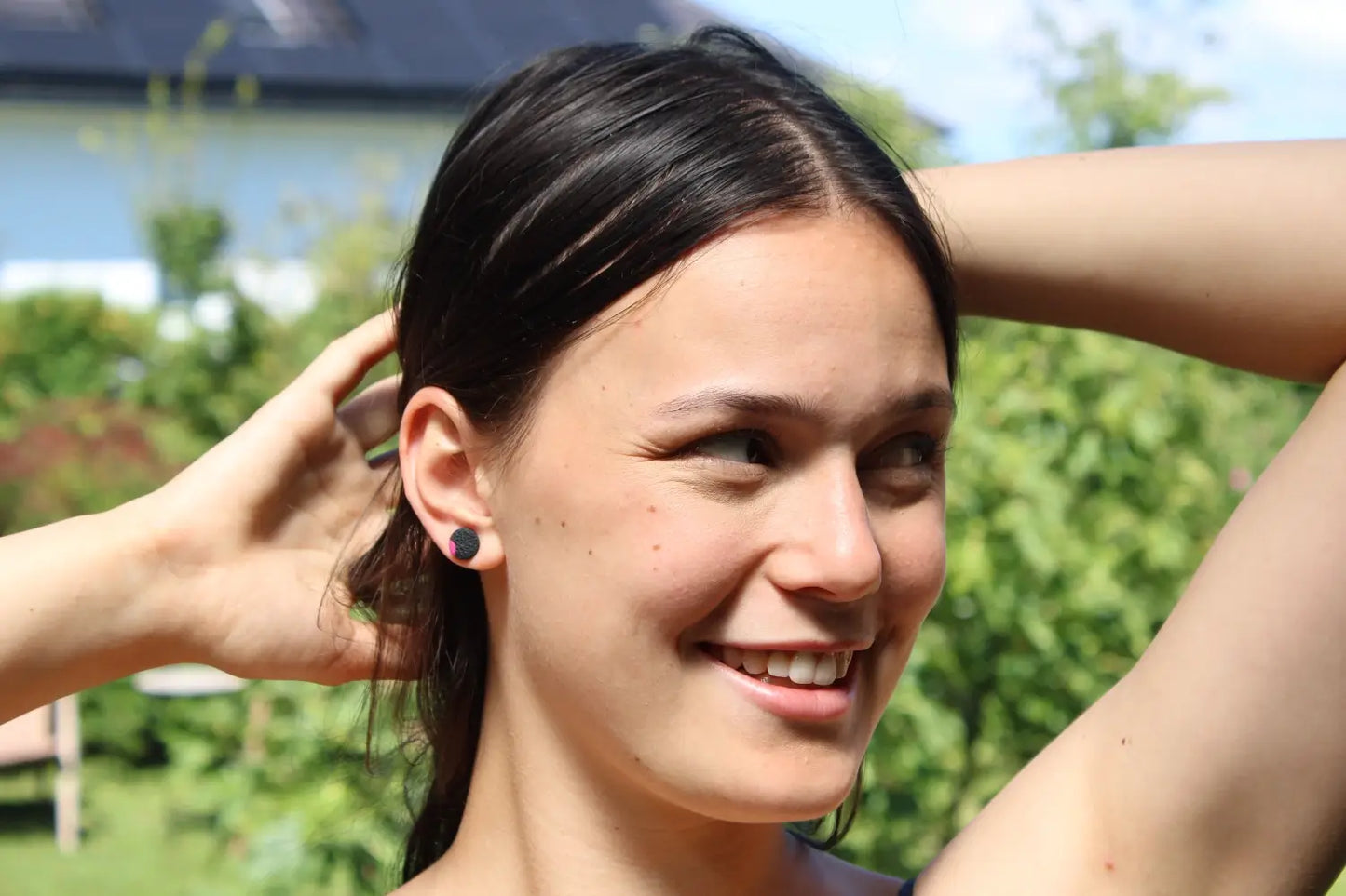 "Mixed pattern V" earrings