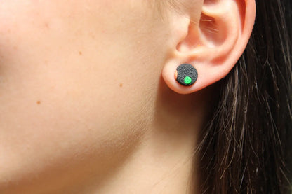 "Mixed pattern V" earrings