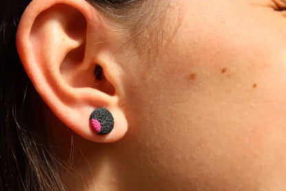 "Mixed pattern V" earrings