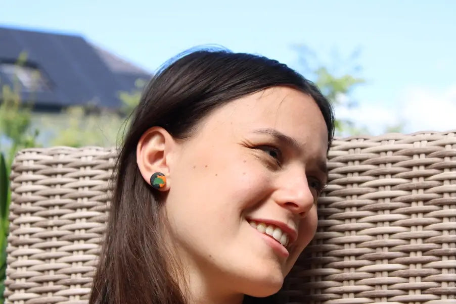 "Mixed pattern I" earrings