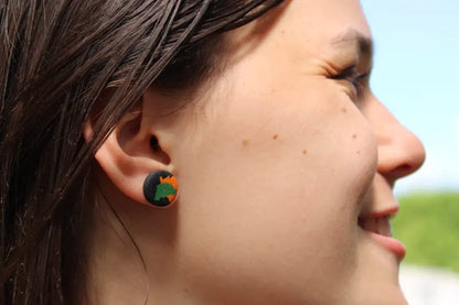 "Mixed pattern I" earrings