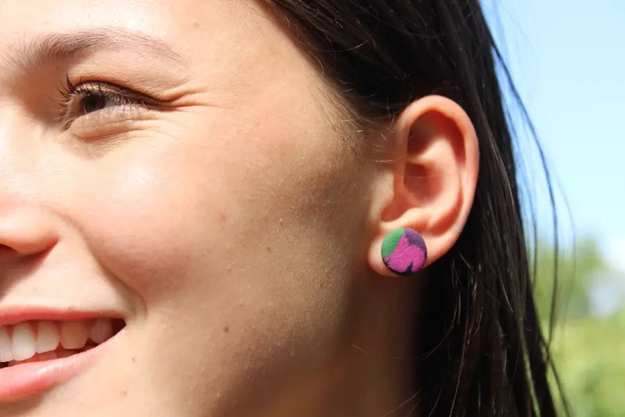 "Mixed pattern I" earrings