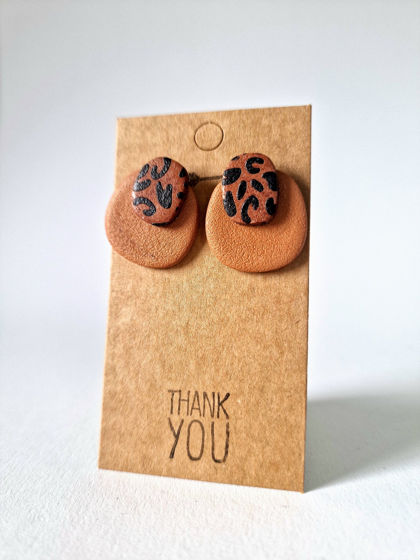 "Leopard's checkpoint" earrings