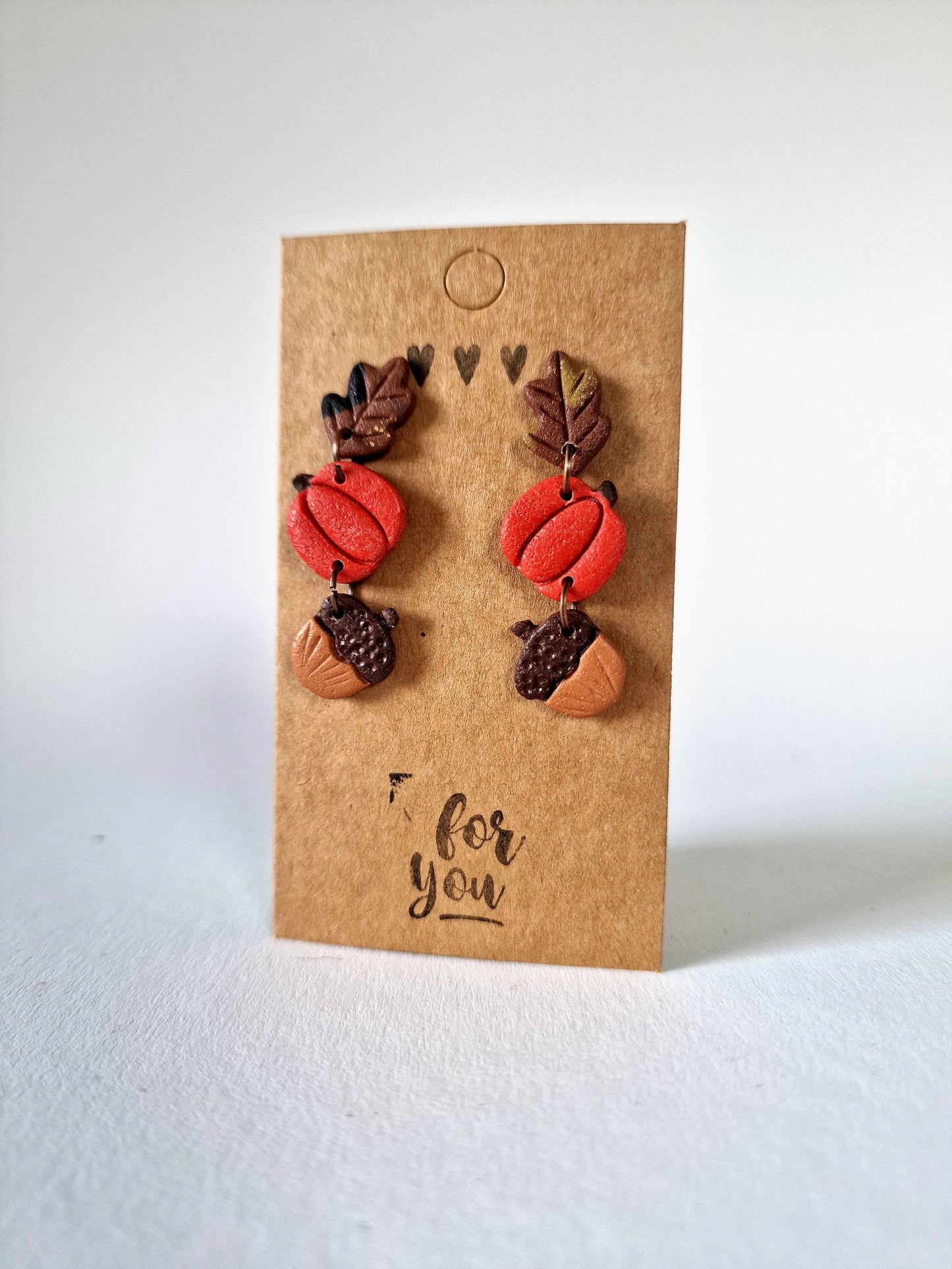 "Symbols of fall" earrings