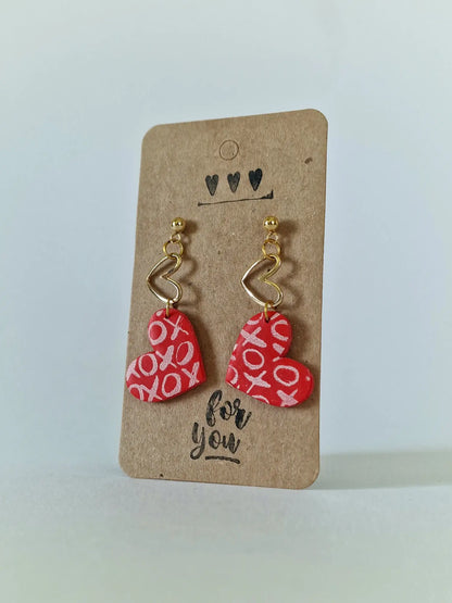 "XOXO hearts II" earrings