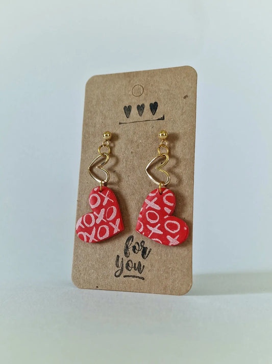 "XOXO hearts II" earrings